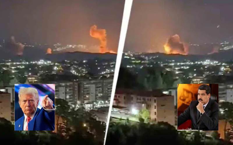  امریکی حملہ: وینزویلا زبردست دھماکوں سے لرز اٹھا، یو این اجلاس کی طلبی